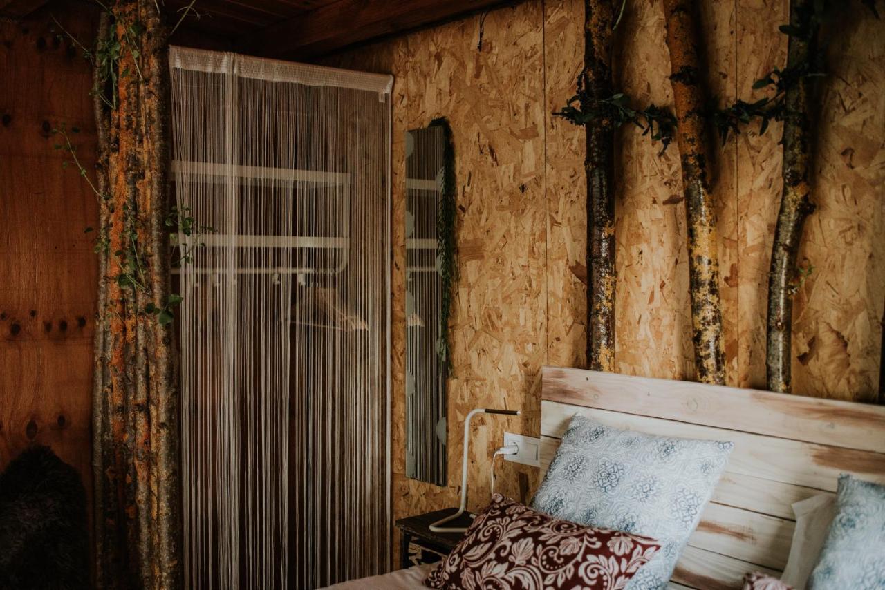 Durmiendo Entre Arboles, Bonita Cabana En La Rioja Anguciana Luaran gambar